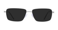 Matte Gunmetal Black CAT 3006 Rectangle Glasses - Sun