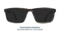 Gloss Black CAT 3013 Rectangle Glasses - Sun
