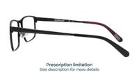 Matte Black CAT 3014 Rectangle Glasses - Side