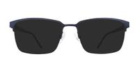 Matte Blue / Horn CAT 3503 Rectangle Glasses - Sun