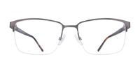 Matte Gunmetal / Horn CAT 3503 Rectangle Glasses - Front