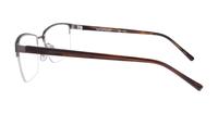 Matte Gunmetal / Horn CAT 3503 Rectangle Glasses - Side