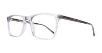 Gloss Crystal Grey CAT 3505 Rectangle Glasses - Angle