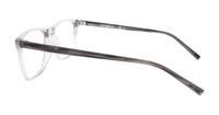 Gloss Crystal Grey CAT 3505 Rectangle Glasses - Side
