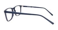 Gloss Navy Horn CAT 3505 Rectangle Glasses - Side