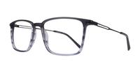 Gloss Navy CAT 3529 Rectangle Glasses - Angle