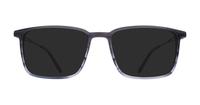 Gloss Navy CAT 3529 Rectangle Glasses - Sun