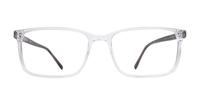 Crystal / Grey Horn CAT 3530 Rectangle Glasses - Front