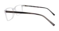 Crystal / Grey Horn CAT 3530 Rectangle Glasses - Side