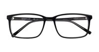 Gloss Black / Grey CAT 3530 Rectangle Glasses - Flat-lay