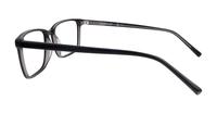 Gloss Black / Grey CAT 3530 Rectangle Glasses - Side