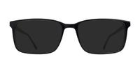 Gloss Black / Grey CAT 3530 Rectangle Glasses - Sun
