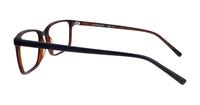 Gloss Navy / Brown CAT 3530 Rectangle Glasses - Side
