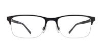 Matte Black CAT 3533 Rectangle Glasses - Front