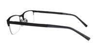 Matte Black CAT 3533 Rectangle Glasses - Side