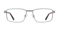 Gunmetal CAT Arkose Rectangle Glasses - Front