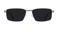 Gunmetal CAT Arkose Rectangle Glasses - Sun