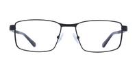 Matte Black CAT Arkose Rectangle Glasses - Front