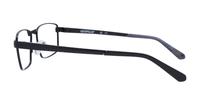 Matte Black CAT Arkose Rectangle Glasses - Side