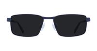 Matte Navy CAT Arkose Rectangle Glasses - Sun
