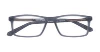 Matte Grey CAT Bezel Square Glasses - Flat-lay