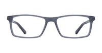 Matte Grey CAT Bezel Square Glasses - Front