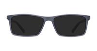 Matte Grey CAT Bezel Square Glasses - Sun