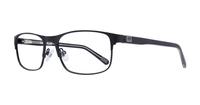 Matte Black CAT Contractor Square Glasses - Angle