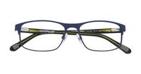 Matte Navy CAT Contractor Square Glasses - Flat-lay