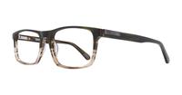 Gloss Brown Horn CAT Controller Square Glasses - Angle