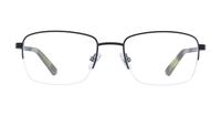 Matte Black CAT Developer Square Glasses - Front