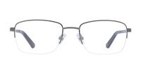 Matte Gunmetal CAT Developer Square Glasses - Front