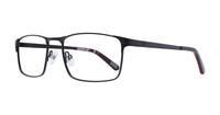 Matte Black CAT Gaffer Square Glasses - Angle