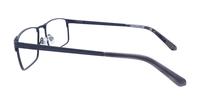 Rubber Matte Navy CAT Gaffer Square Glasses - Side