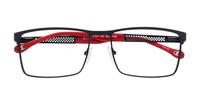 Black Champion CU1022 Rectangle Glasses - Flat-lay