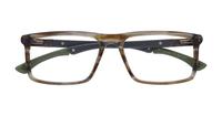 Brown Horn Champion CULIT100 Rectangle Glasses - Flat-lay