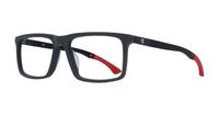 Matte Graphite Champion CULIT100 Rectangle Glasses - Angle