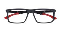 Matte Graphite Champion CULIT100 Rectangle Glasses - Flat-lay