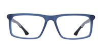 Matte Navy Champion CULIT100 Rectangle Glasses - Front