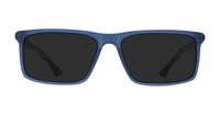 Matte Navy Champion CULIT100 Rectangle Glasses - Sun
