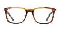 Brown Horn Champion CULIT300 Square Glasses - Front