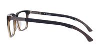 Black Tortoise Fade Champion CUZONE200 Rectangle Glasses - Side
