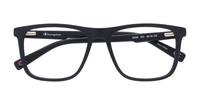 Matte Black Champion Snag Square Glasses - Flat-lay