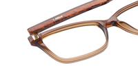 Brown Chloe CE2742 Rectangle Glasses - Detail