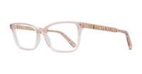 Peach/Brown Chloe CE2742 Rectangle Glasses - Angle