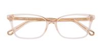 Peach/Brown Chloe CE2742 Rectangle Glasses - Flat-lay