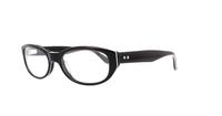 Black Converse Ballroom Oval Glasses - Angle