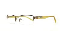 Brown Converse G018 Rectangle Glasses - Angle