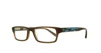 Brown Converse G026 Rectangle Glasses - Angle