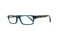 Navy Converse G026 Rectangle Glasses - Angle